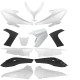 KIT CARROSSERIE ADAPT. YAMAHA TMAX 500CC (2008-2012) WHITE COMPETITION 13 PIECES