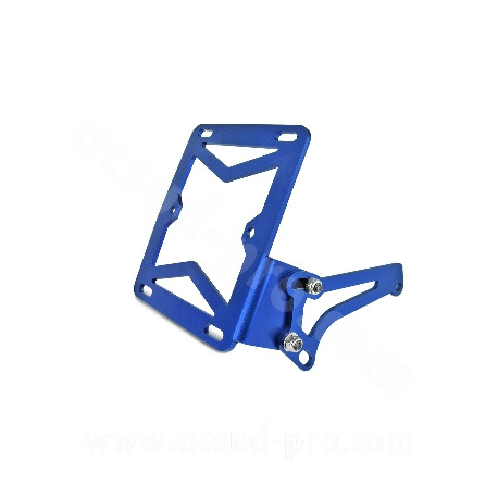 SUPPORT LATERAL PLAQUE IMMATRICULATION ADAPT BOOSTER- NITRO BLEU ANODISE