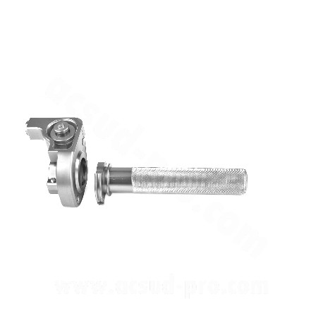 GAS HANDLE NOEND HOLORGER ALU SILVER