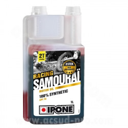 HUILE IPONE 2T SAMOURAÏ RACING 100% SYNTHESE (1 LITRE)