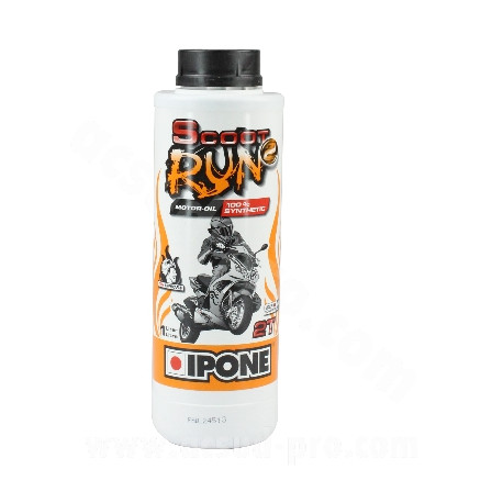 HUILE IPONE 2T SCOOT RUN2 100% SYNTHESE (1 LITRE)