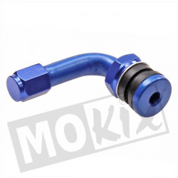 VALVES COUDEES TUNING BLEU (PAIRE)